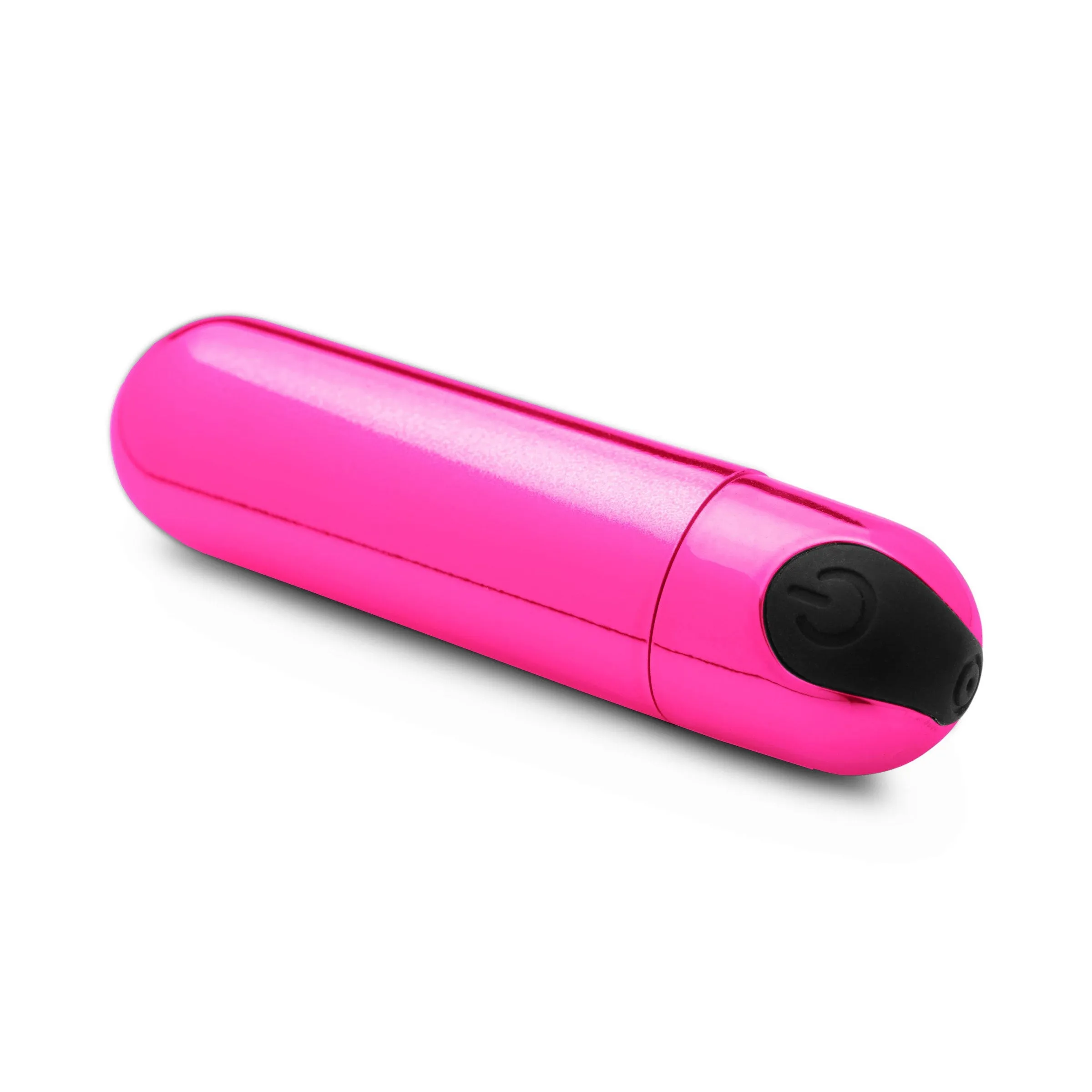 10x Rechargeable Vibrating Metallic Bullet - Pink