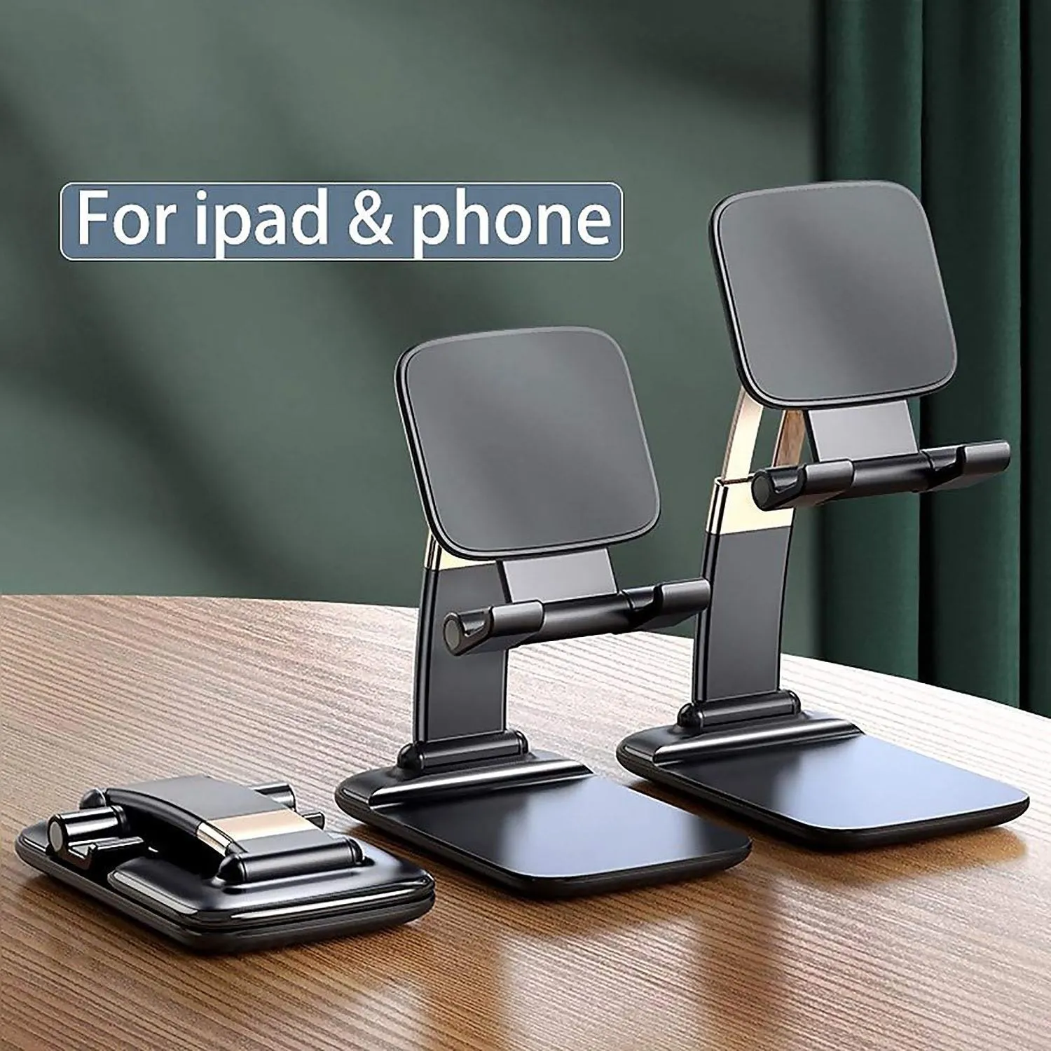 1286A Phone Holder for Table, Foldable Universal Mobile Stand for Desk