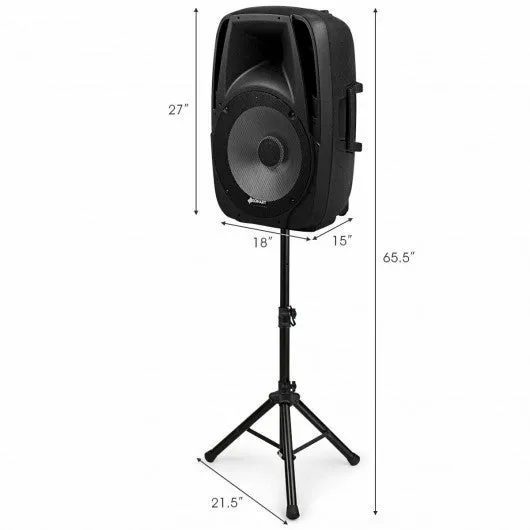 15" 2000W 2-way Powered Speaker with Illuminating Light