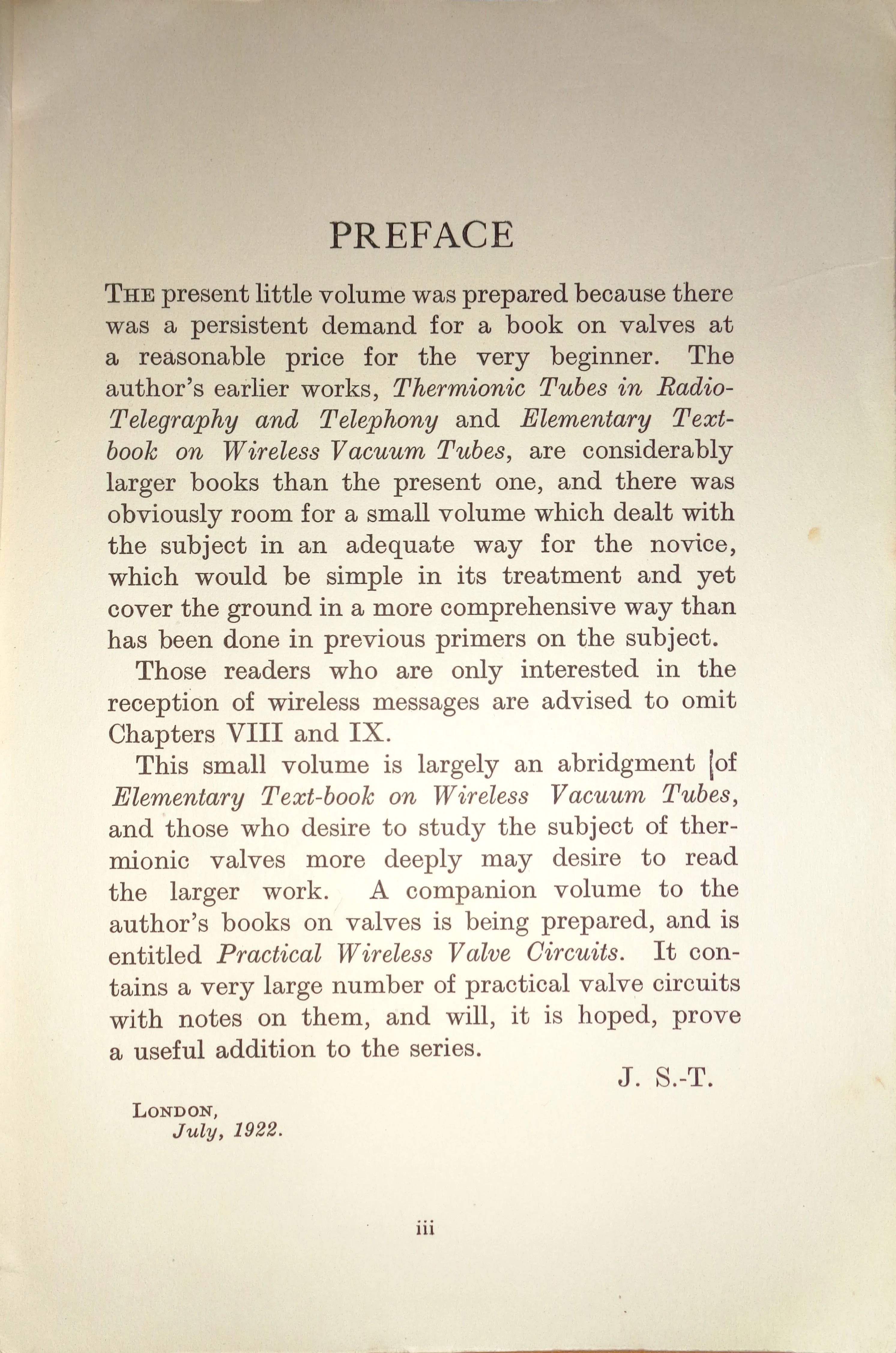 1922 Wireless Valves Simply Explained By John Scott-Taggart