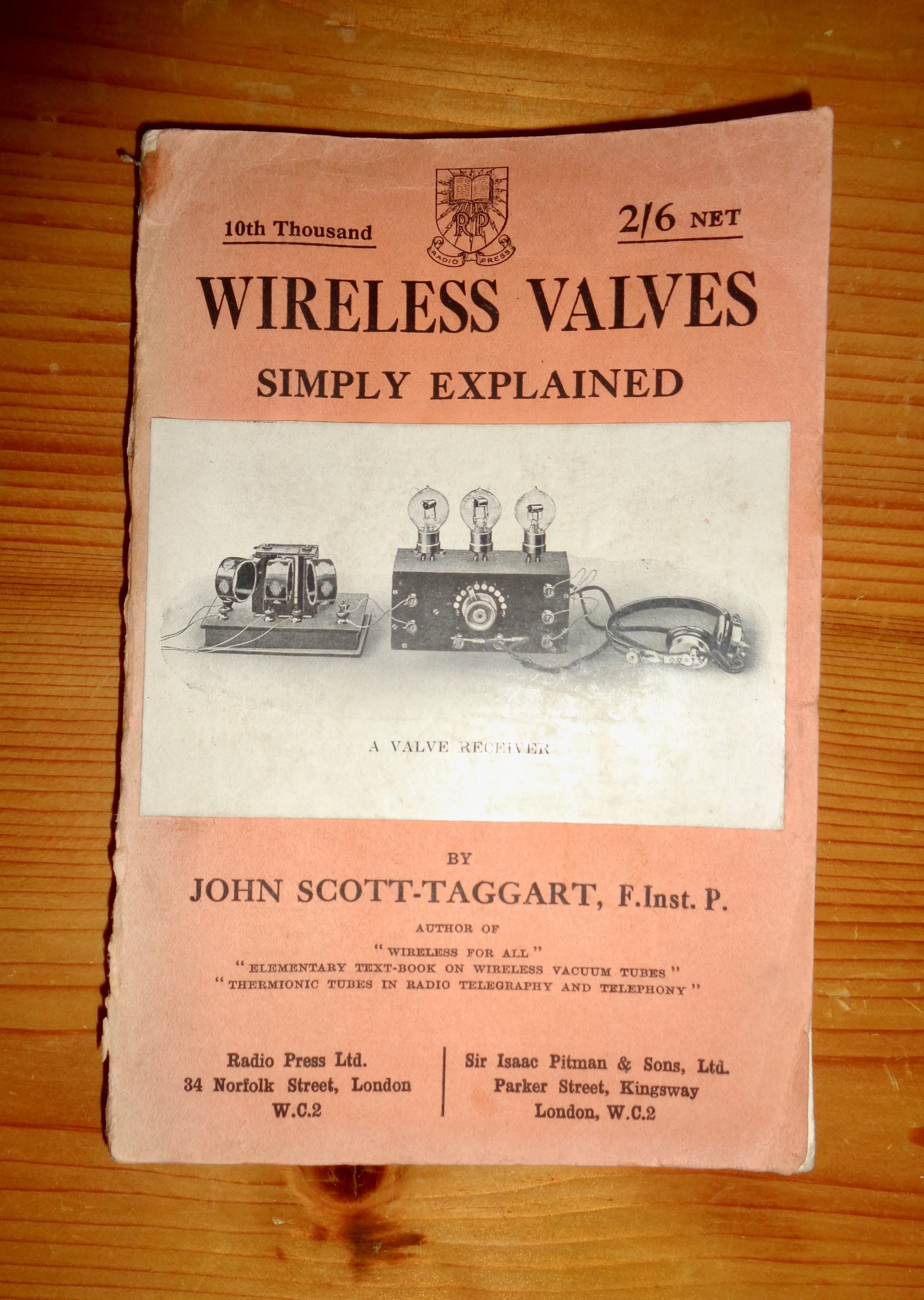 1922 Wireless Valves Simply Explained By John Scott-Taggart