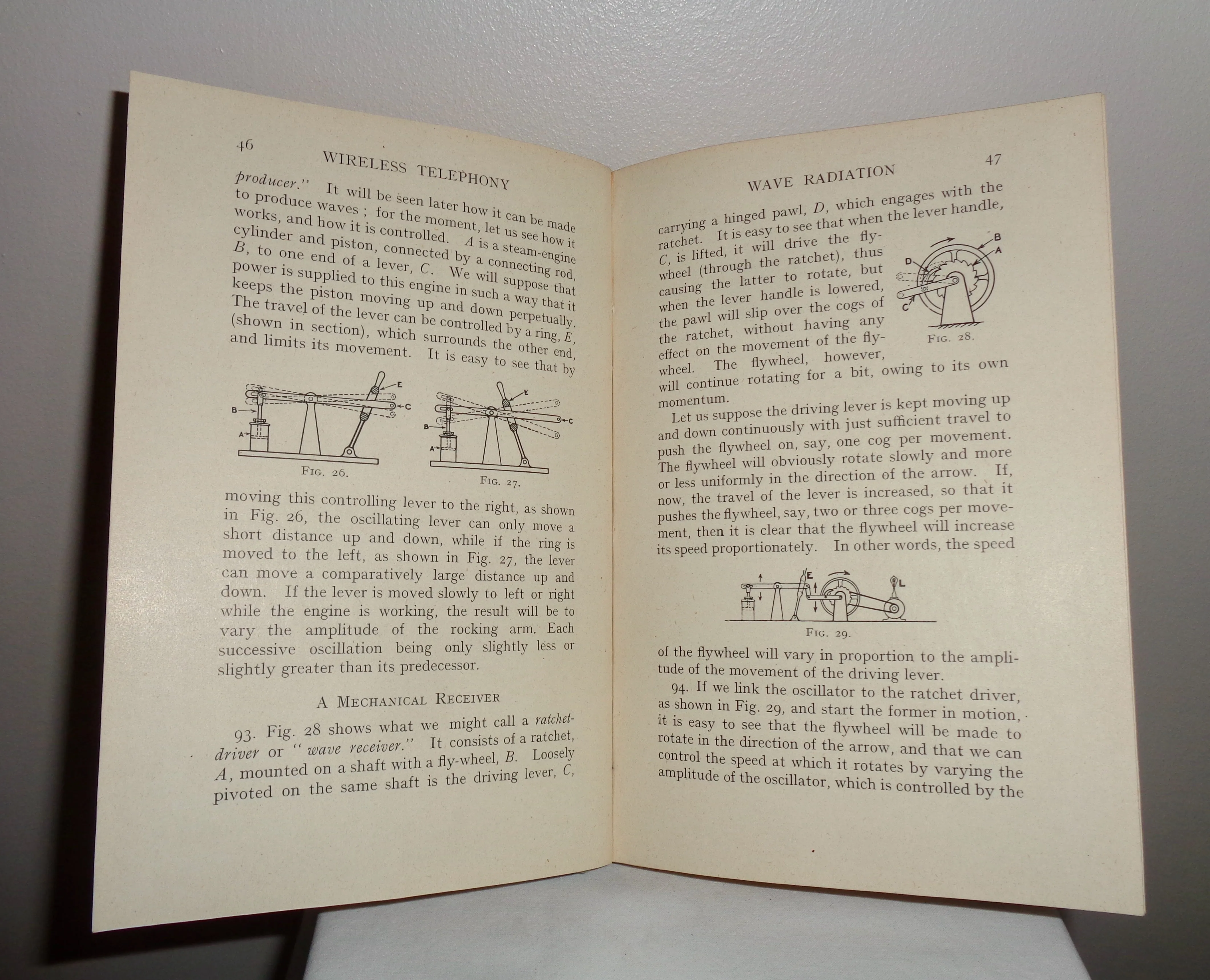 1923 Wireless Telephony A Simplified Explanation Book By RD Bangay