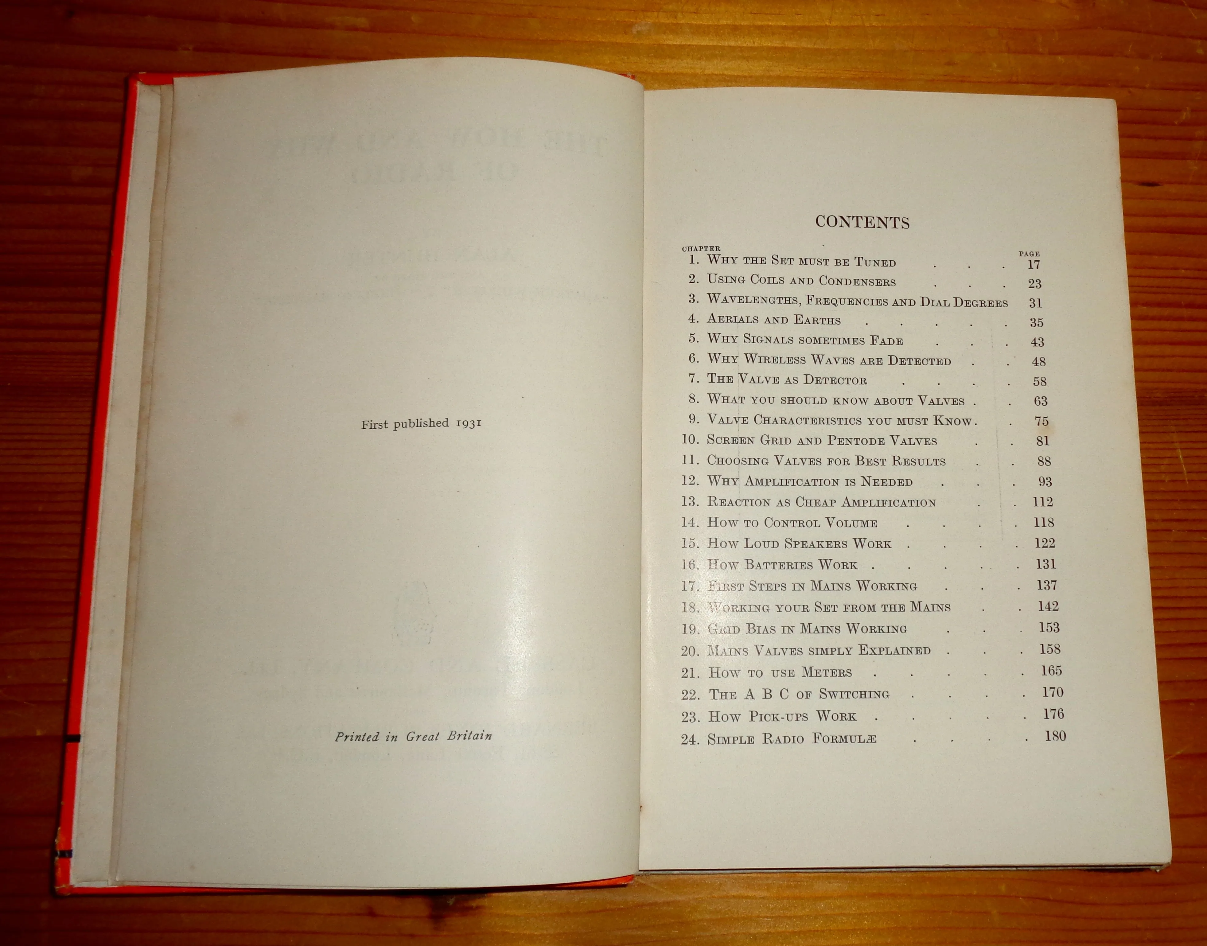 1931 The How And Why Of Radio By Alan Hunter Of Amateur Wireless