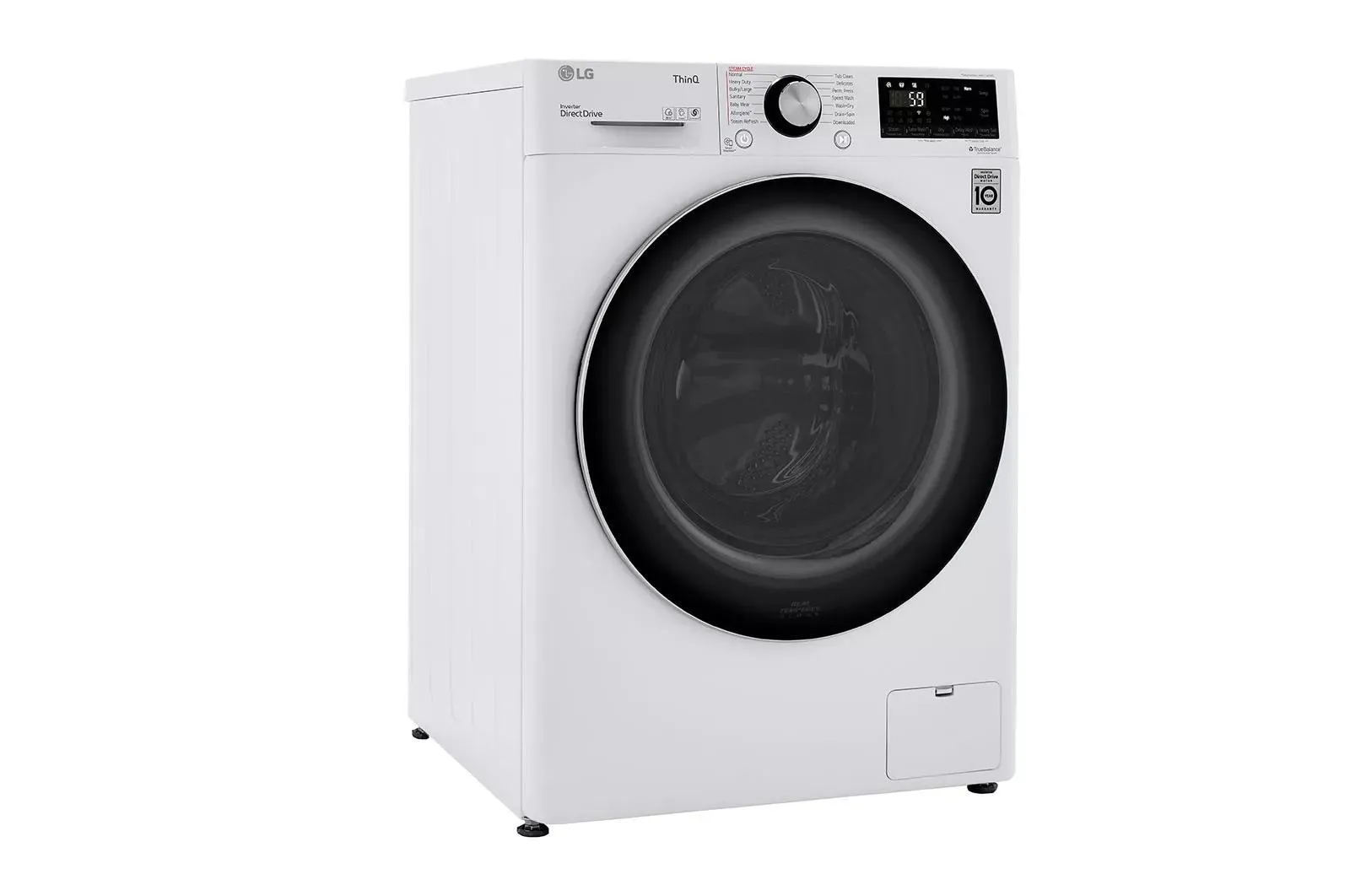 2.4 cu.ft. Smart wi-fi Enabled Compact Front Load All-In-One Washer/Dryer Combo with Built-In Intelligence - (WM3555HWA)