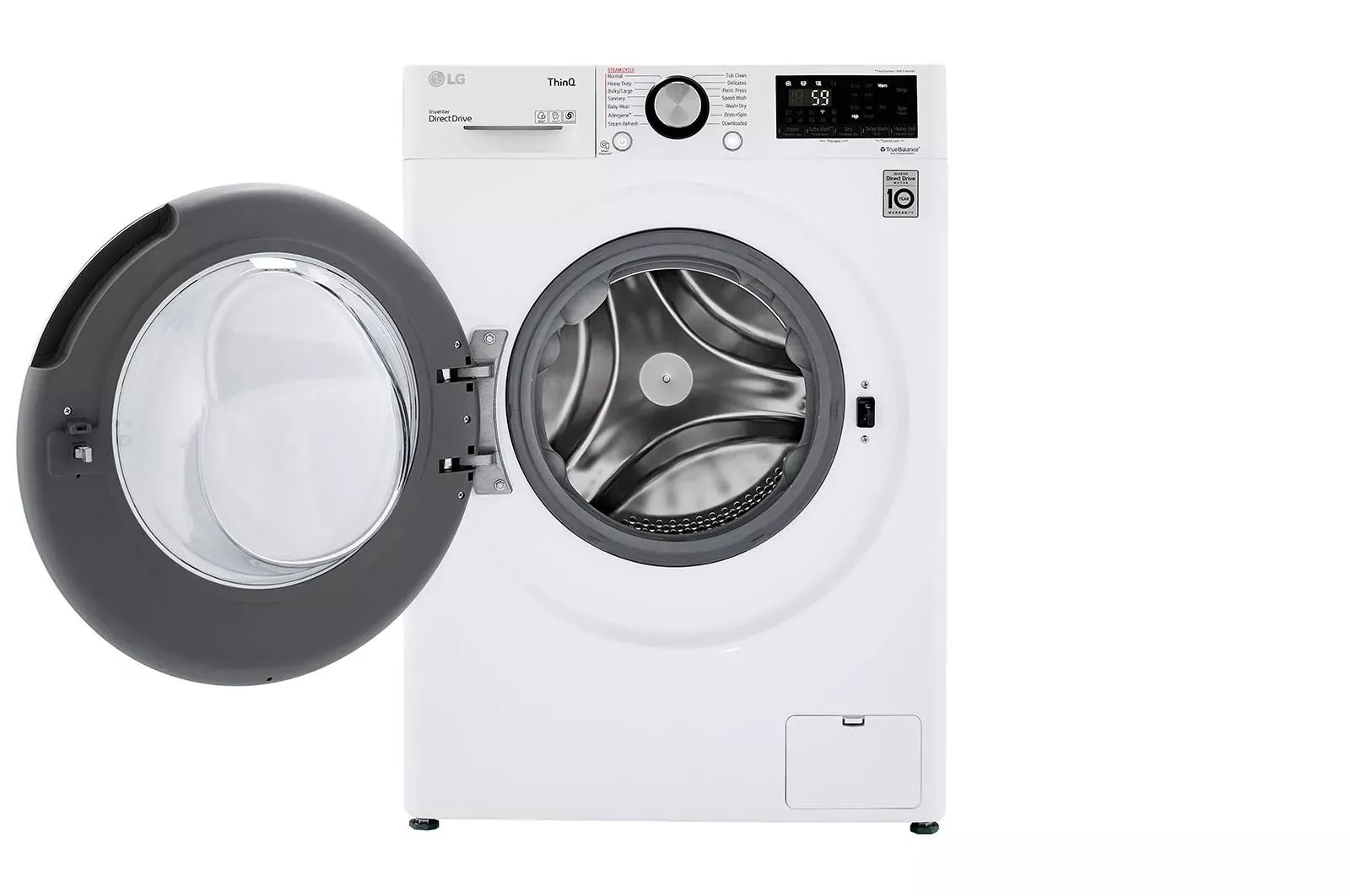 2.4 cu.ft. Smart wi-fi Enabled Compact Front Load All-In-One Washer/Dryer Combo with Built-In Intelligence - (WM3555HWA)