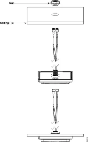 2.4Ghz 2Dbi/5Ghz 4Dbi Ceiling