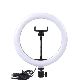 26cm Led Studio Camera Ring Light Photography With Mobile Holder