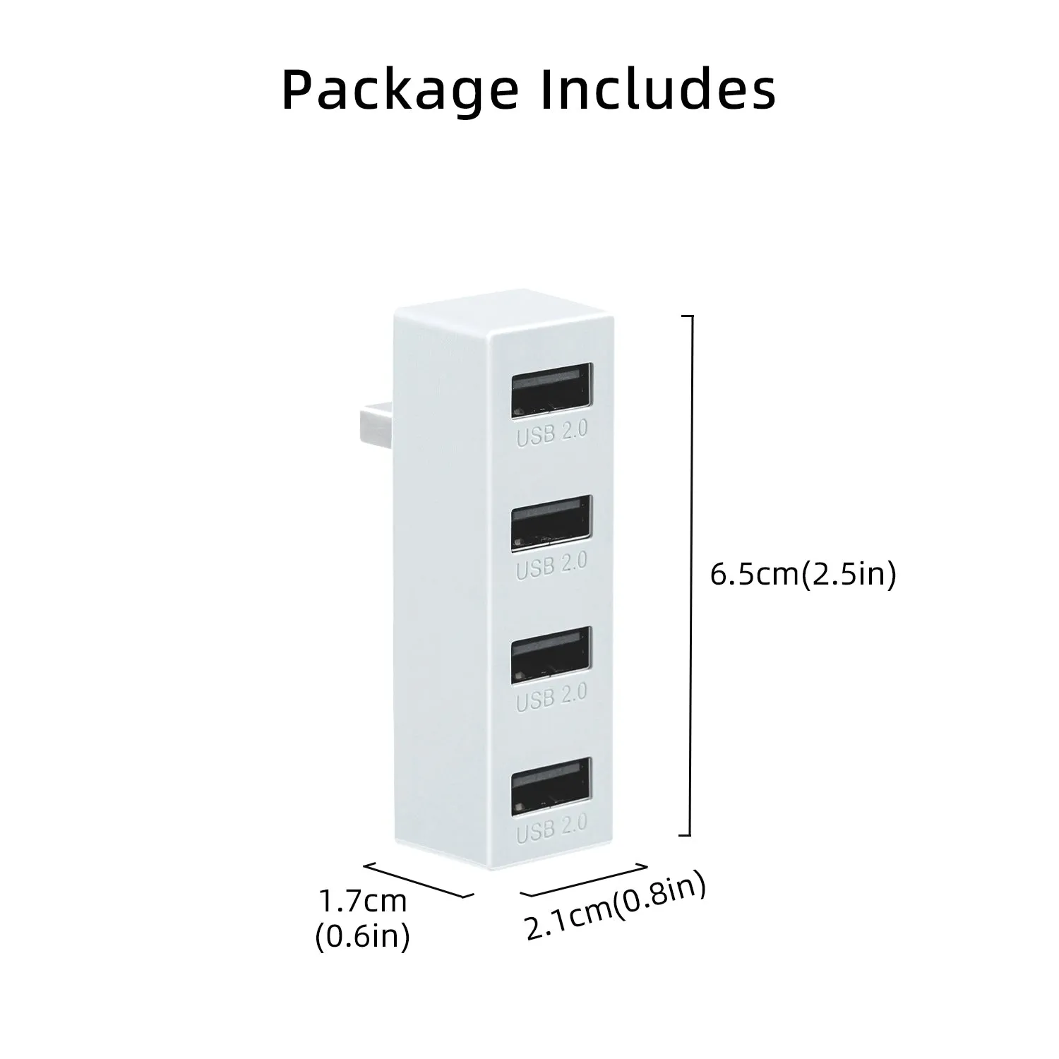 4 Ports USB Hub 2.0 for Xbox Series S-White(XS01)