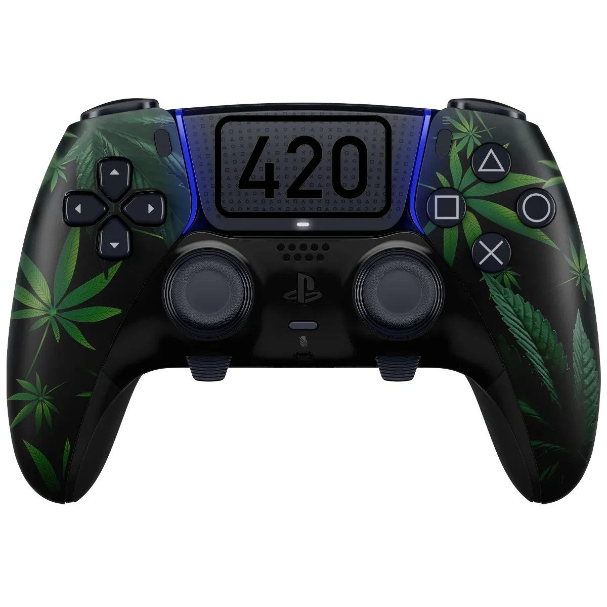 420 PS5 DualSense Edge Custom Modded Wireless Controller