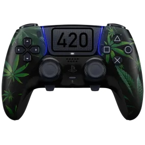 420 PS5 DualSense Edge Custom Modded Wireless Controller