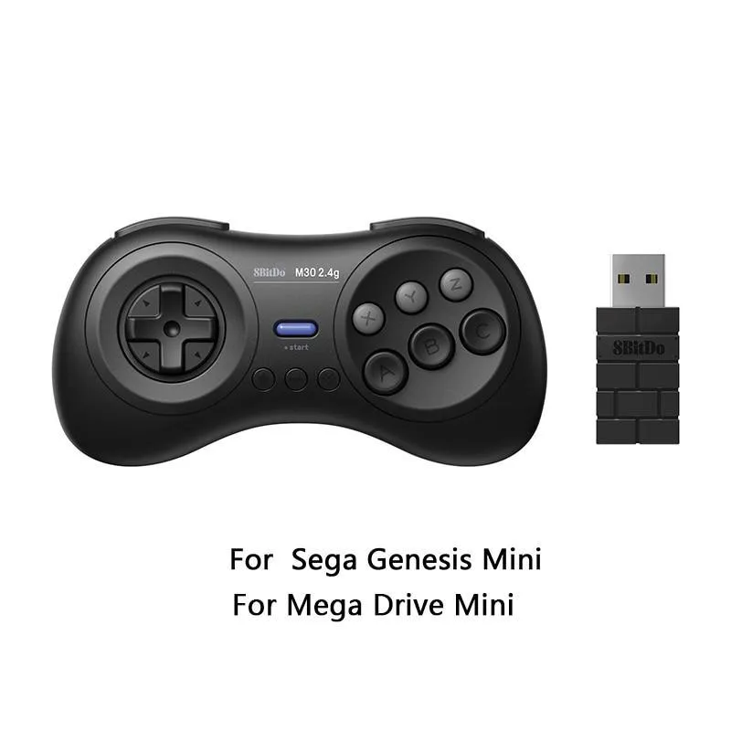 8BitDo M30 👉USB👈 2.4G Wireless Gamepad: For Sega Genesis Mini and Mega Drive Mini