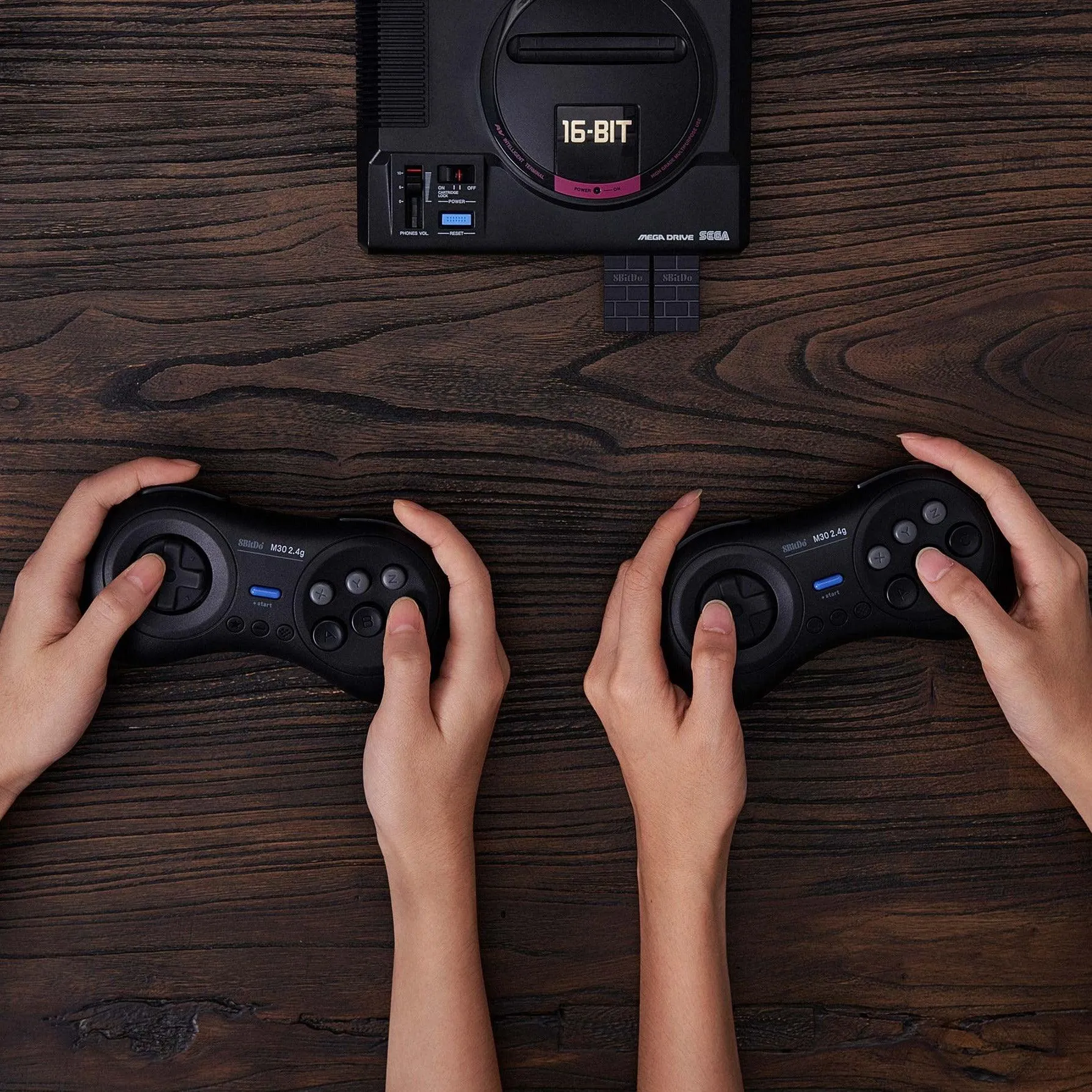 8BitDo M30 👉USB👈 2.4G Wireless Gamepad: For Sega Genesis Mini and Mega Drive Mini