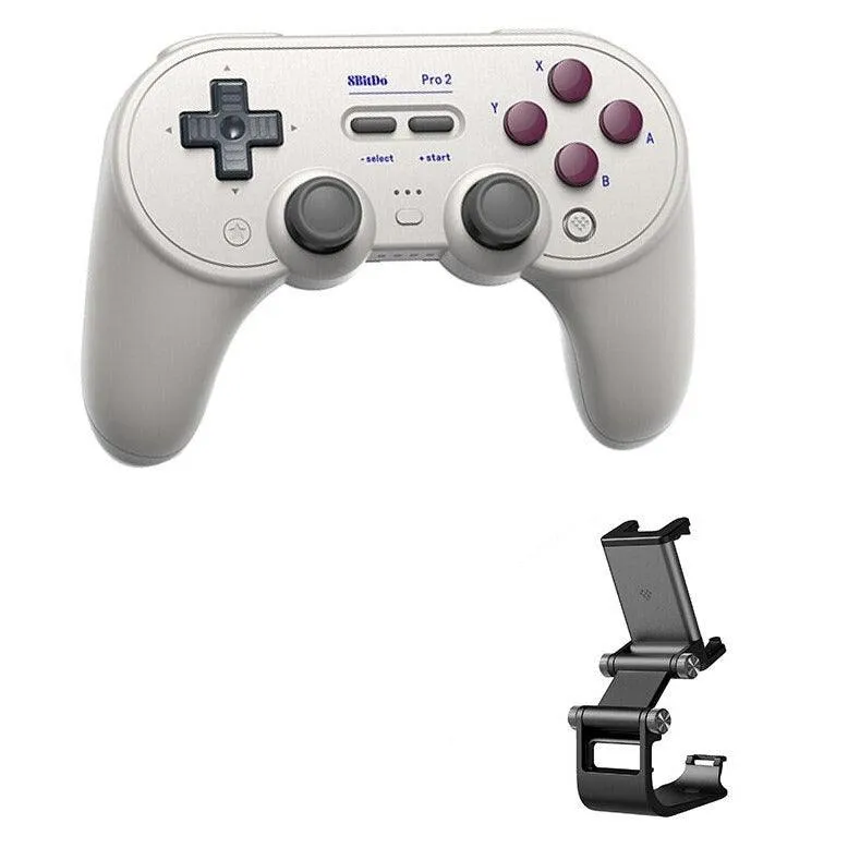 8BitDo Pro 2 Bluetooth Controller: HALL version. For Nintendo Switch, PC, MacOS, Android, Steam, Pi