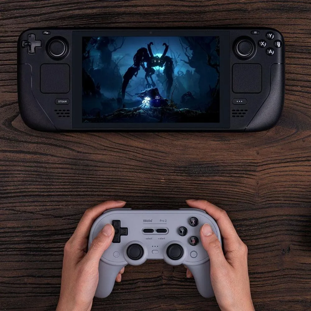 8BitDo Pro 2 Bluetooth Controller: HALL version. For Nintendo Switch, PC, MacOS, Android, Steam, Pi