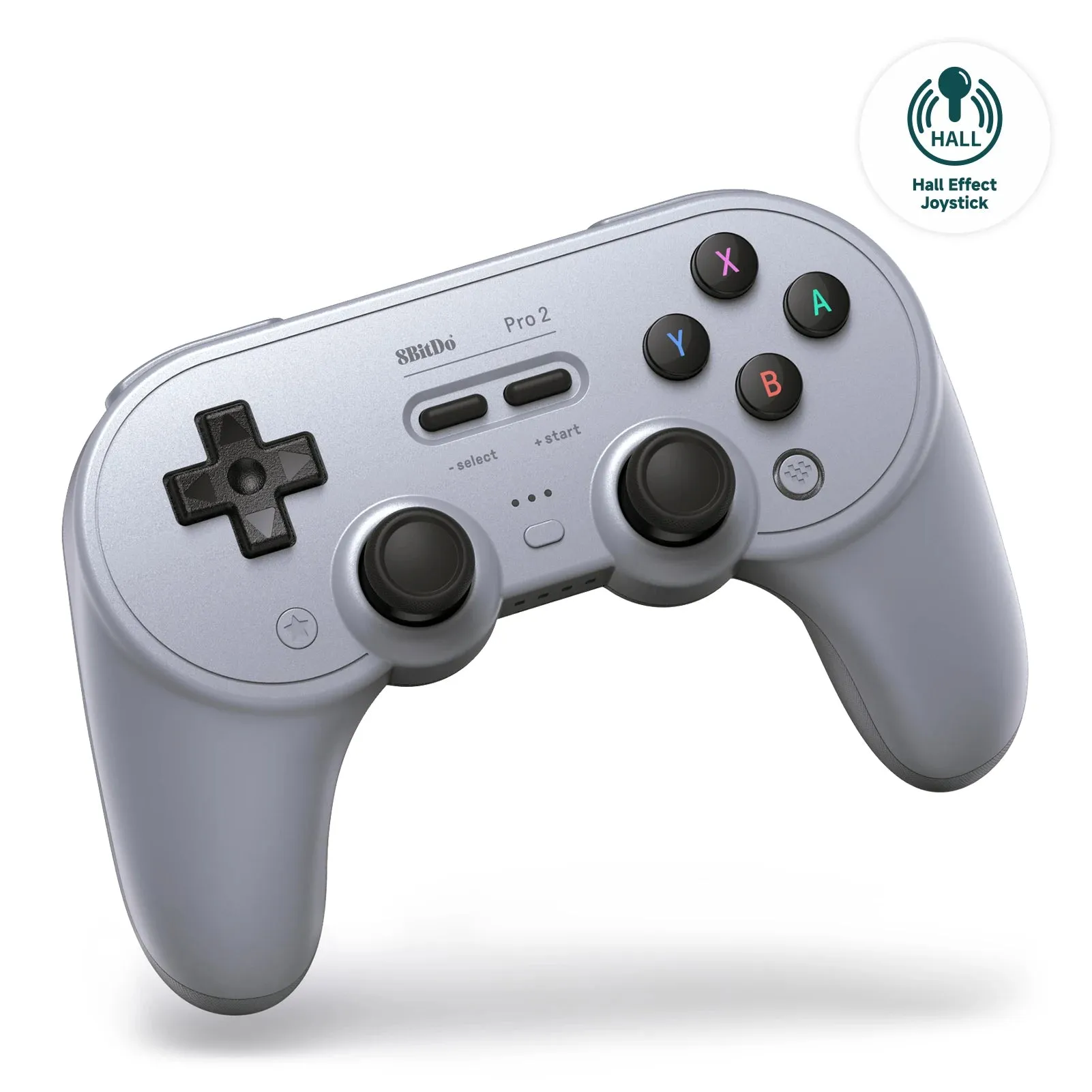 8BitDo Pro 2 Bluetooth Controller: HALL version. For Nintendo Switch, PC, MacOS, Android, Steam, Pi