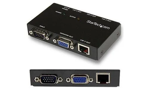 Add-on-computer Peripherals, L Addon Vga Female To Rj-45 Female Black Extender