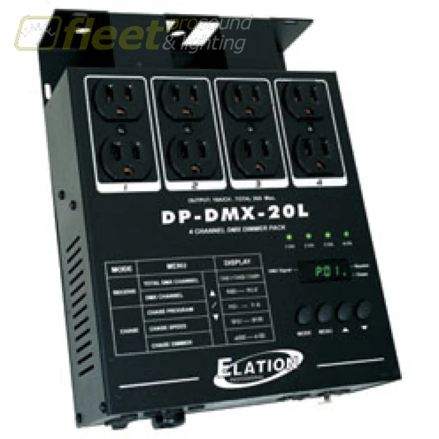 American DJ DP-DMX20L 4-Channel DMX Dimmer Pack