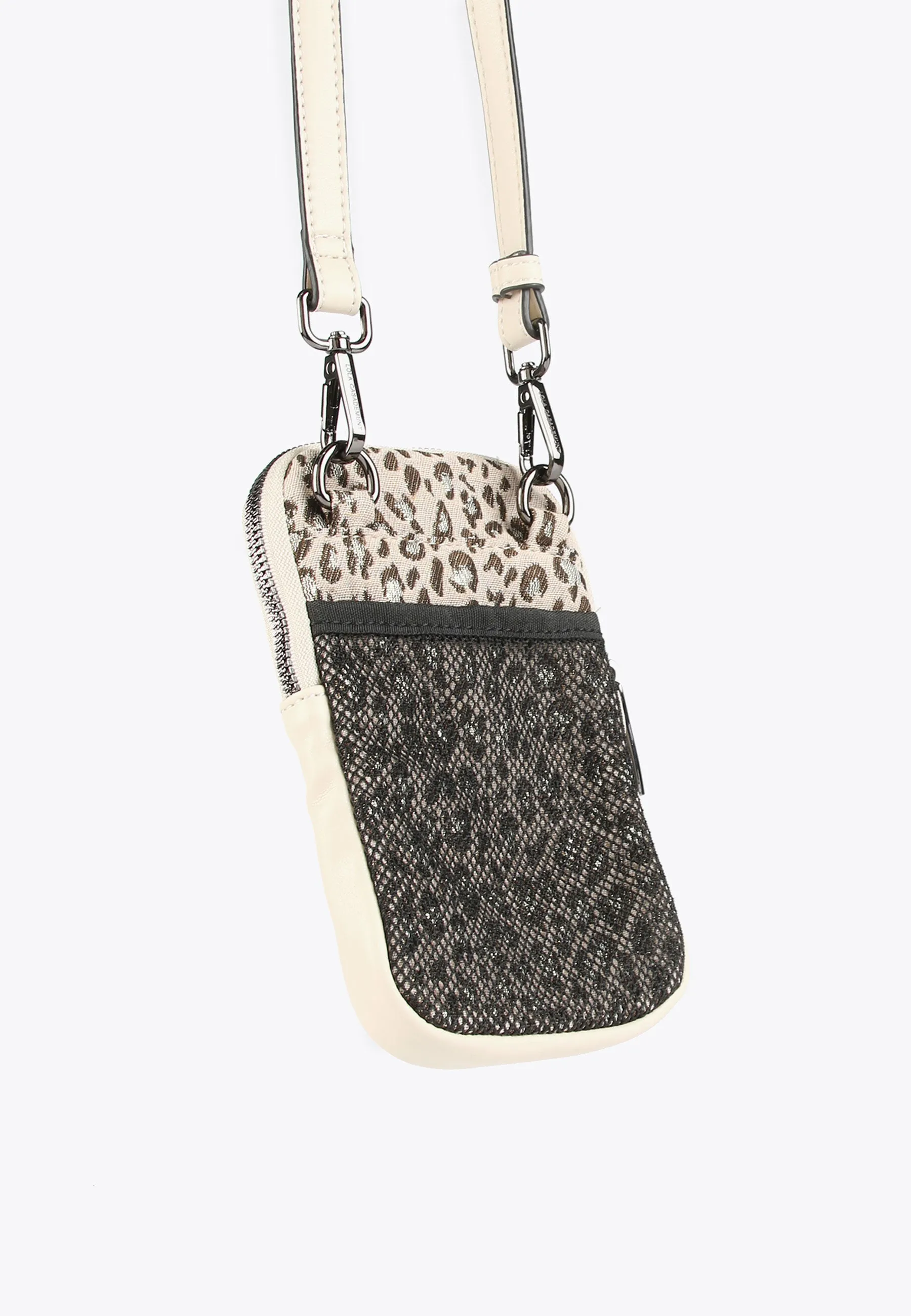 Animal print mobile phone bag