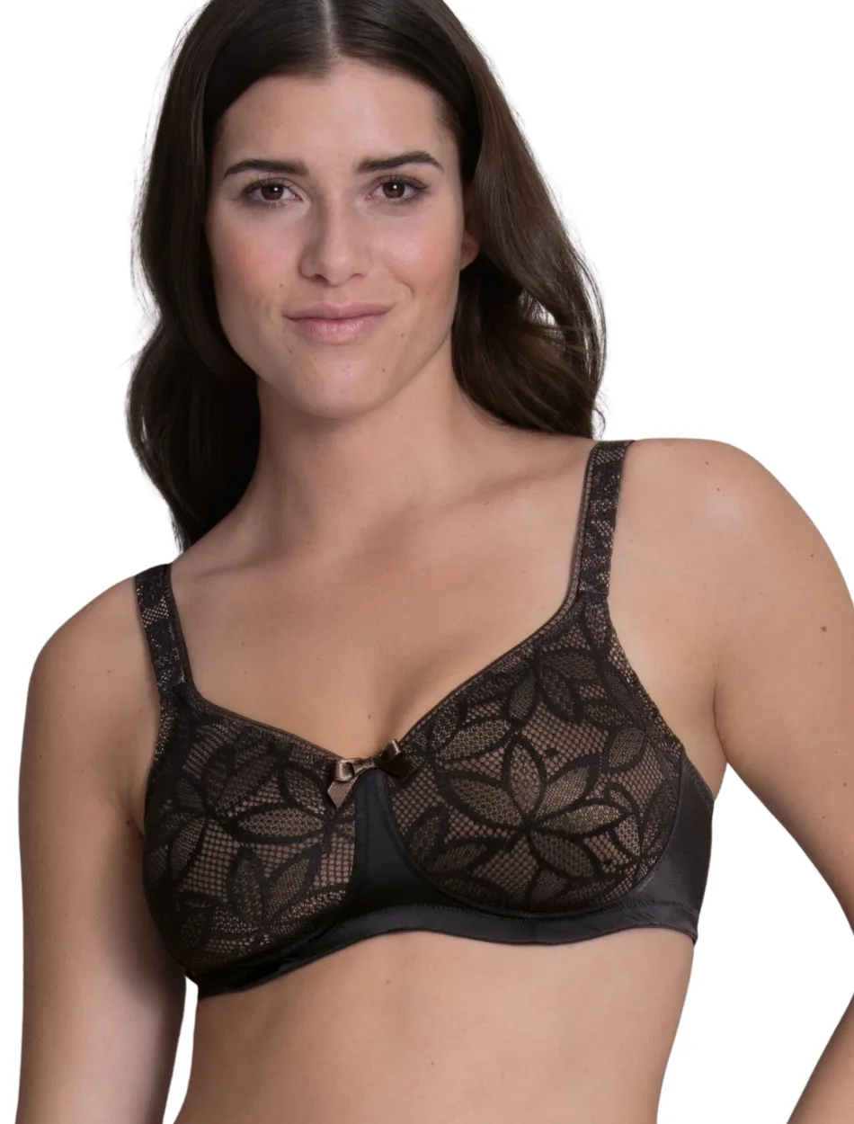 Anita Selena Mastectomy Bra  Wire Free Black | Black Anita Mastectomy Bra | Black Padded Mastectomy Bras