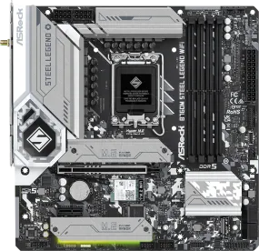 Asrock Mainboard B760m Steel Legend Wifi - M-Atx - Lga 1700 - Intel B760