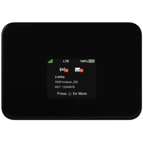 AT&T 6962C Turbo Prepaid Hotspot 256 MB, Black