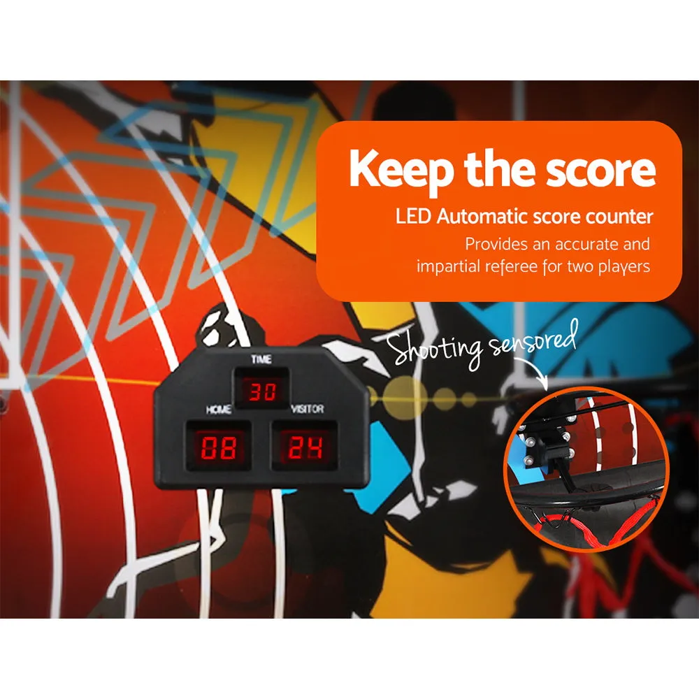 Basketball Game Double shooting Electronic Scoring Folding Outdoor Kids