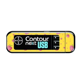 Bayer Contour Next USB Vinyl Sticker (Strawberry Patch)