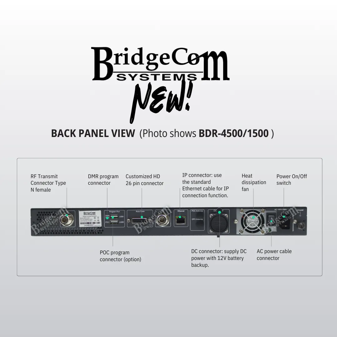 BDR 1500 VHF DMR/Analog Repeater