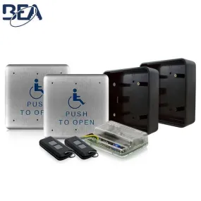 BEA - Wireless Wall Actuator Package - Square - 4.75" - 900 MHz