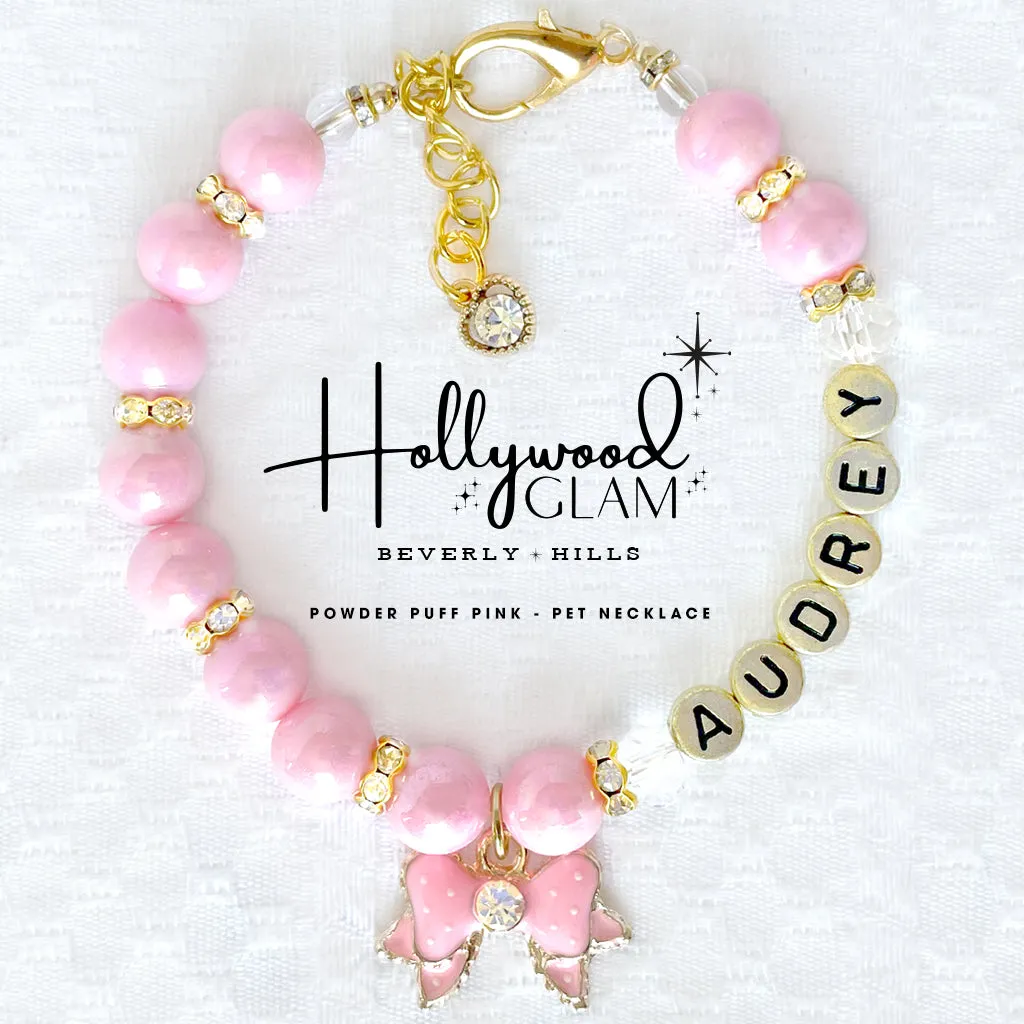 Beverly Hills Hollywood Glam Pearl Dog Necklace