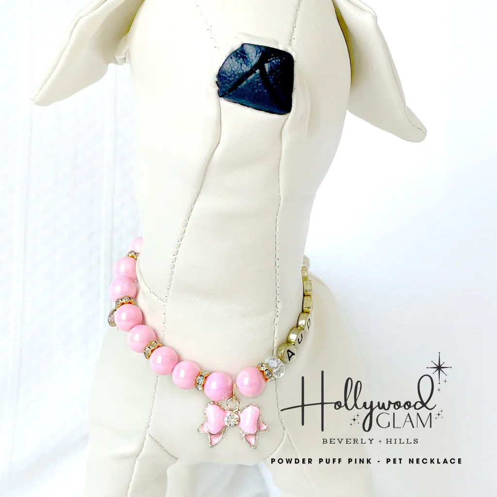 Beverly Hills Hollywood Glam Pearl Dog Necklace