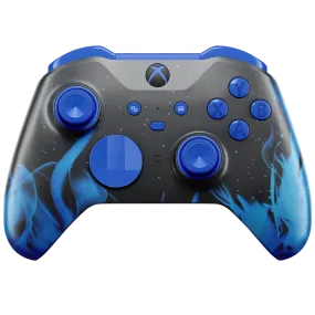 BLUE FIRE CORE XBOX ELITE SERIES 2 CUSTOM MODDED CONTROLLER