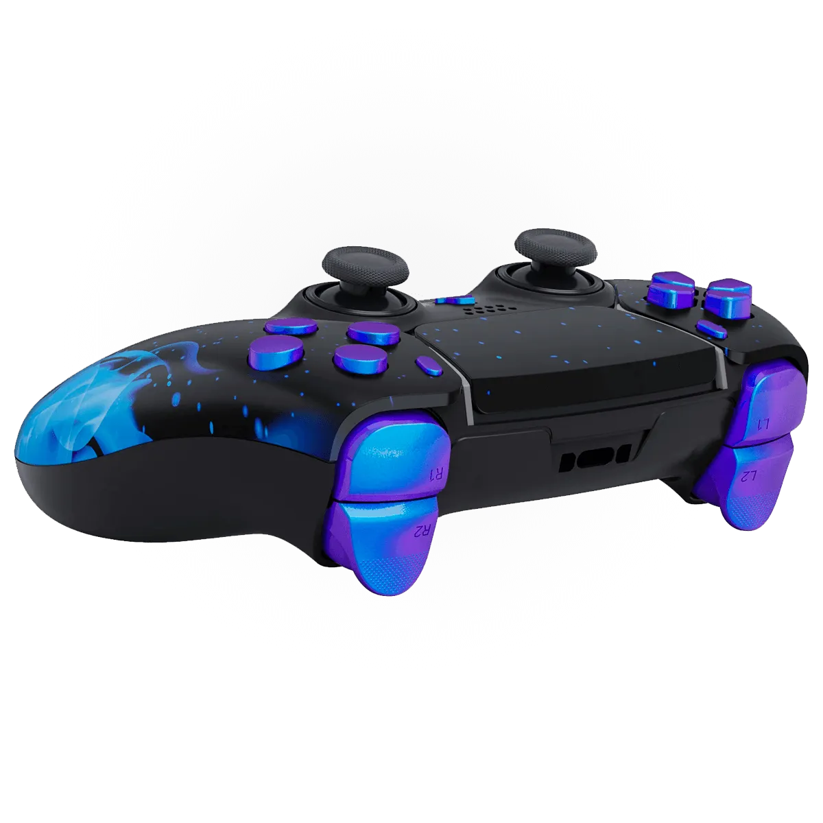 BLUE FIRE PS5 DualSense Edge Custom Modded Wireless Controller