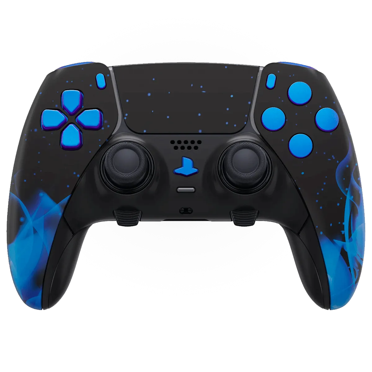 BLUE FIRE PS5 DualSense Edge Custom Modded Wireless Controller