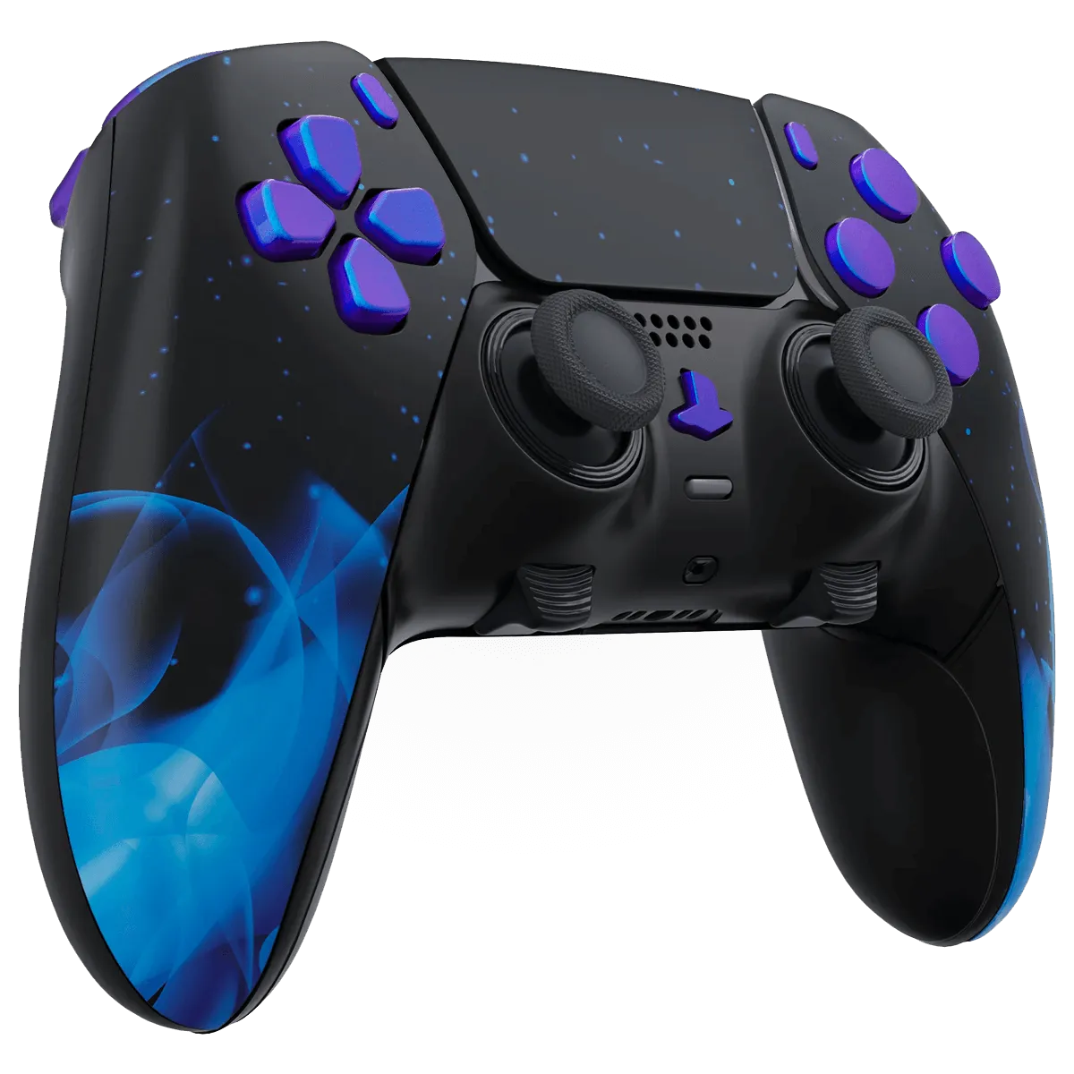 BLUE FIRE PS5 DualSense Edge Custom Modded Wireless Controller