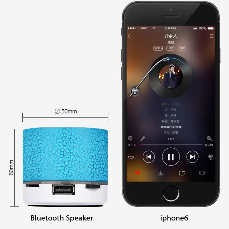 Bluetooth Speaker Mini Wireless Loudspeaker for Mobile Phone