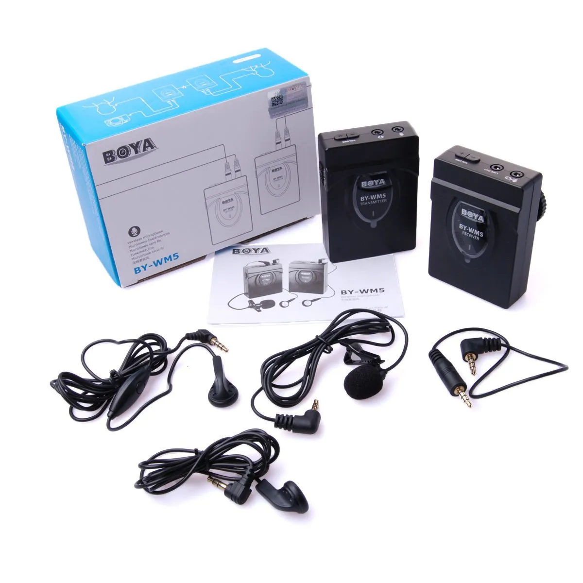 Boya BY-WM5 Wireless 2.4GHz Lapel Microphone