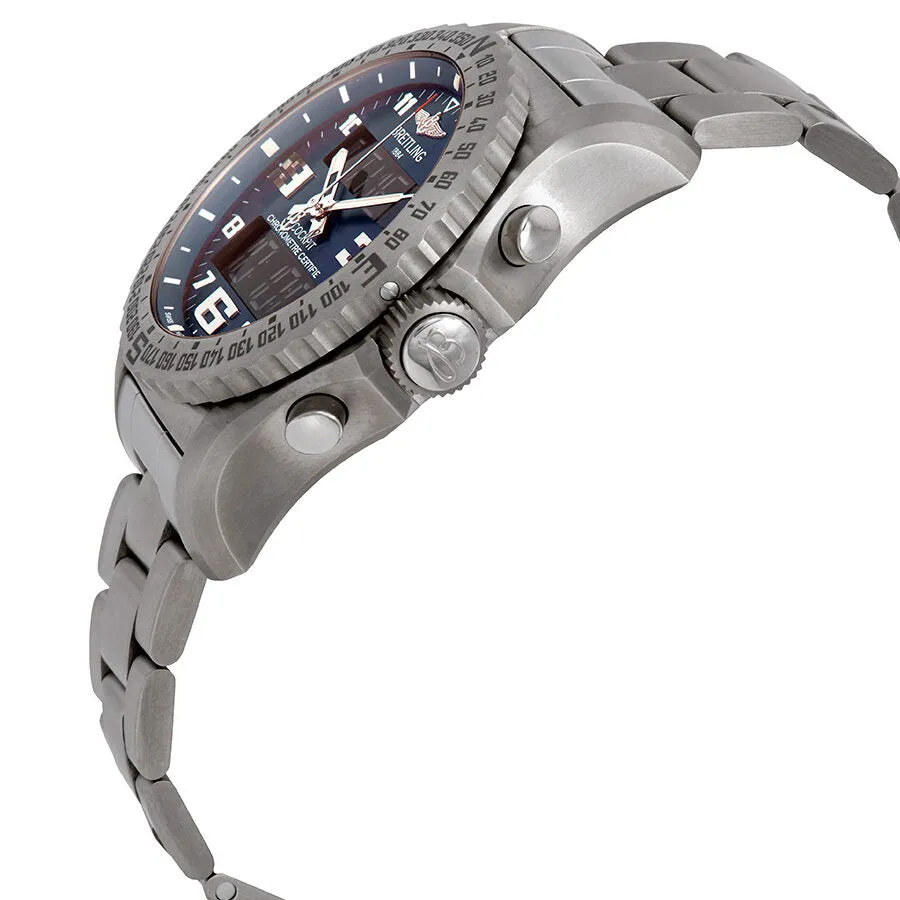 Breitling Cockpit B50 Blue Dial Titanium Quartz Men's Watch EB501019/C904TI EB501019/C904-176E