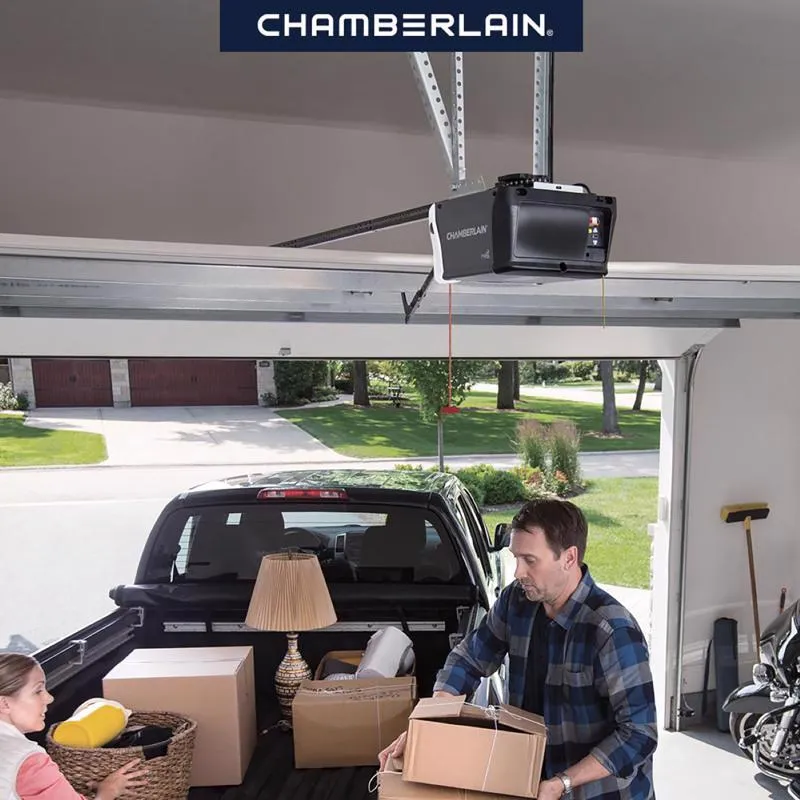 Chamberlain Smart Enabled 0.5 HP Belt Drive WiFi Compatible Smart-Enabled Garage Door Opener