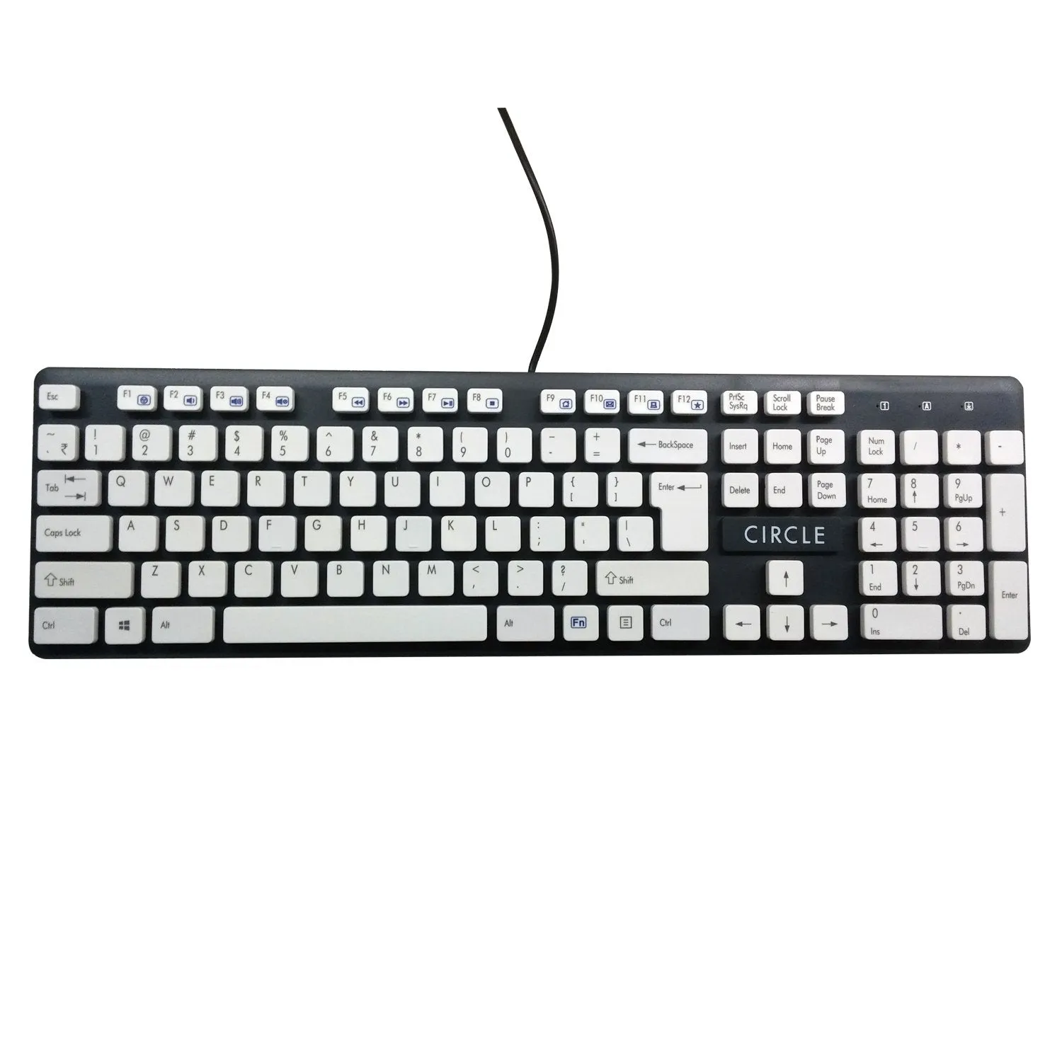 Circle Keyboard C-23 White