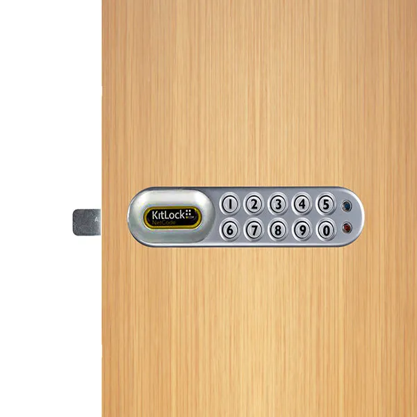 CodeLocks - KL1060 - NetCode Electronic Kit Lock - Locker Lock - Optional Handing - Silver