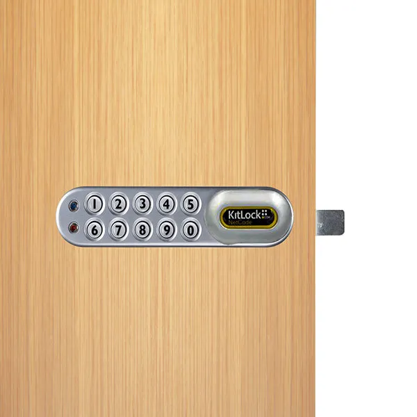 CodeLocks - KL1060 - NetCode Electronic Kit Lock - Locker Lock - Optional Handing - Silver