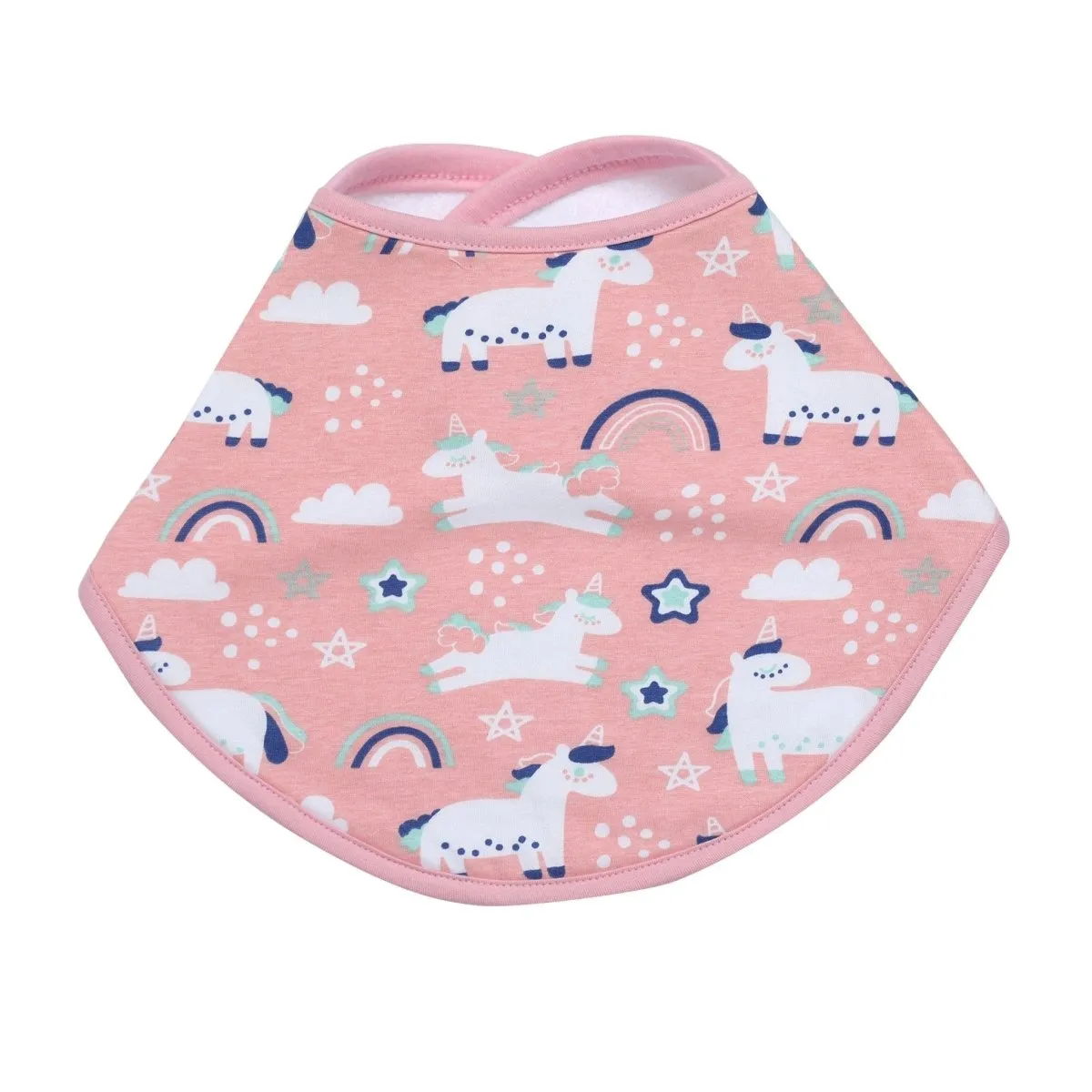 Combo of Meow Meow, Magical Unicorn, Sweet like a Doughnut and My Smoothie Feeding Bibs- (Pack of 4)