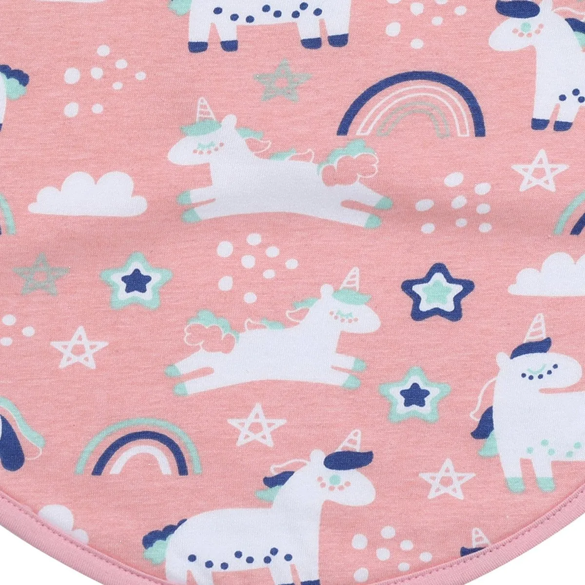 Combo of Meow Meow, Magical Unicorn, Sweet like a Doughnut and My Smoothie Feeding Bibs- (Pack of 4)