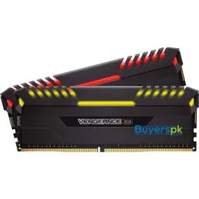 Corsair Vengeance Rgb 16gb (2x8gb) Ddr4 3200mhz C16 Desktop Memory - Black