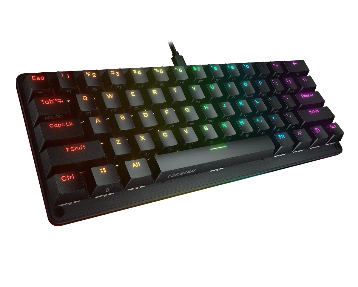 Cougar Puri Mini RGB Mechanical Gaming Keyboard (Red Switch) 機械式遊戲鍵盤(紅軸)