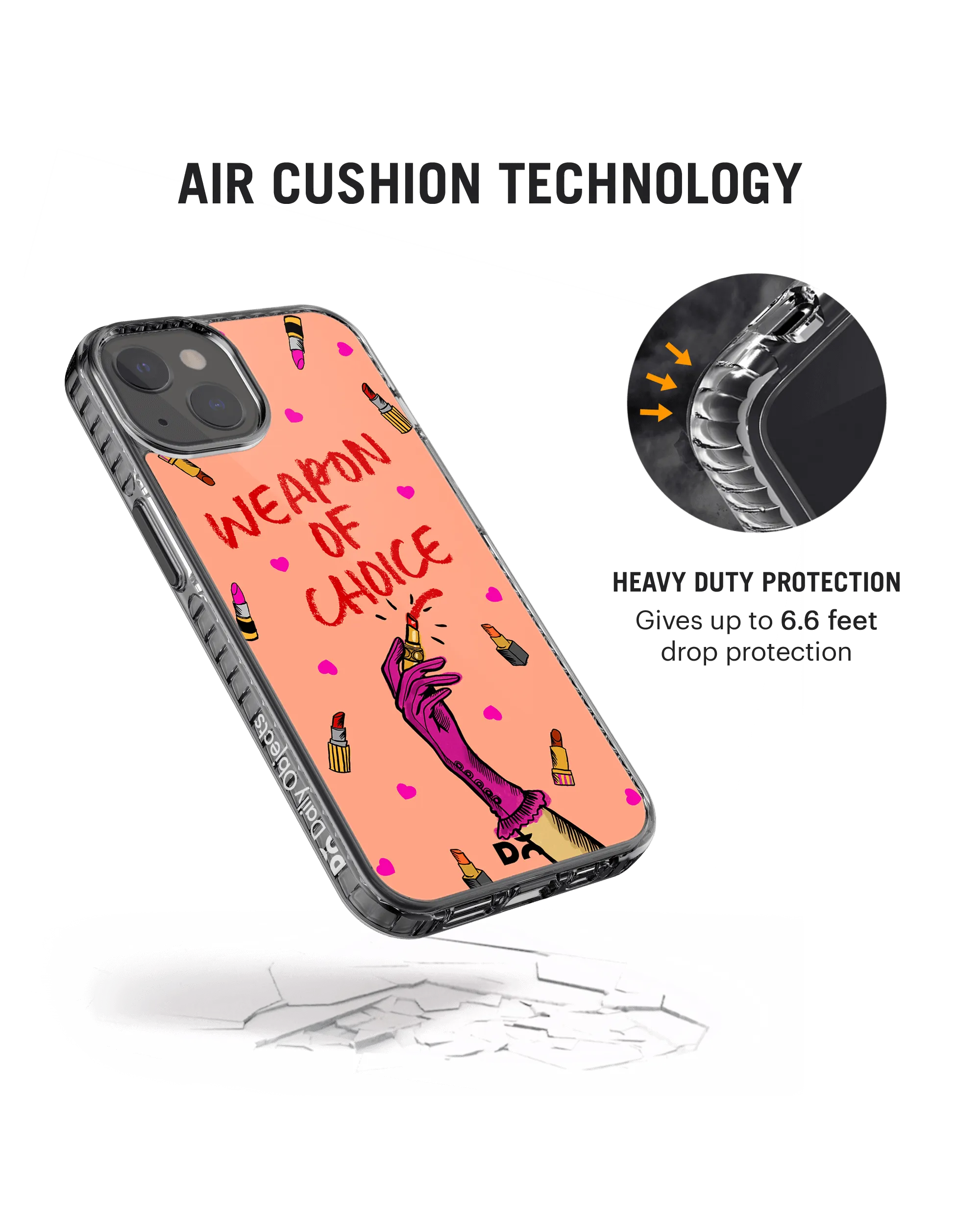 DailyObjects Weapon of Choice Stride 2.0 Phone Case Cover For iPhone 14 Plus