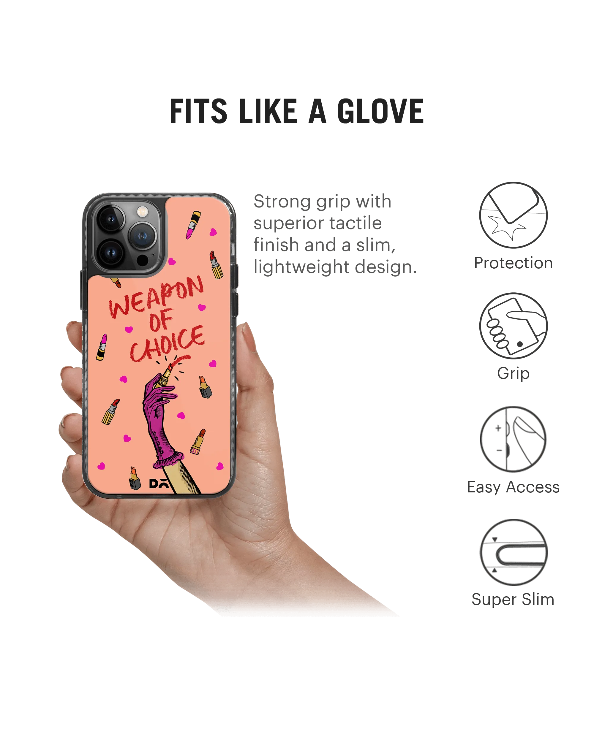 DailyObjects Weapon of Choice Stride 2.0 Phone Case Cover For iPhone 14 Pro Max