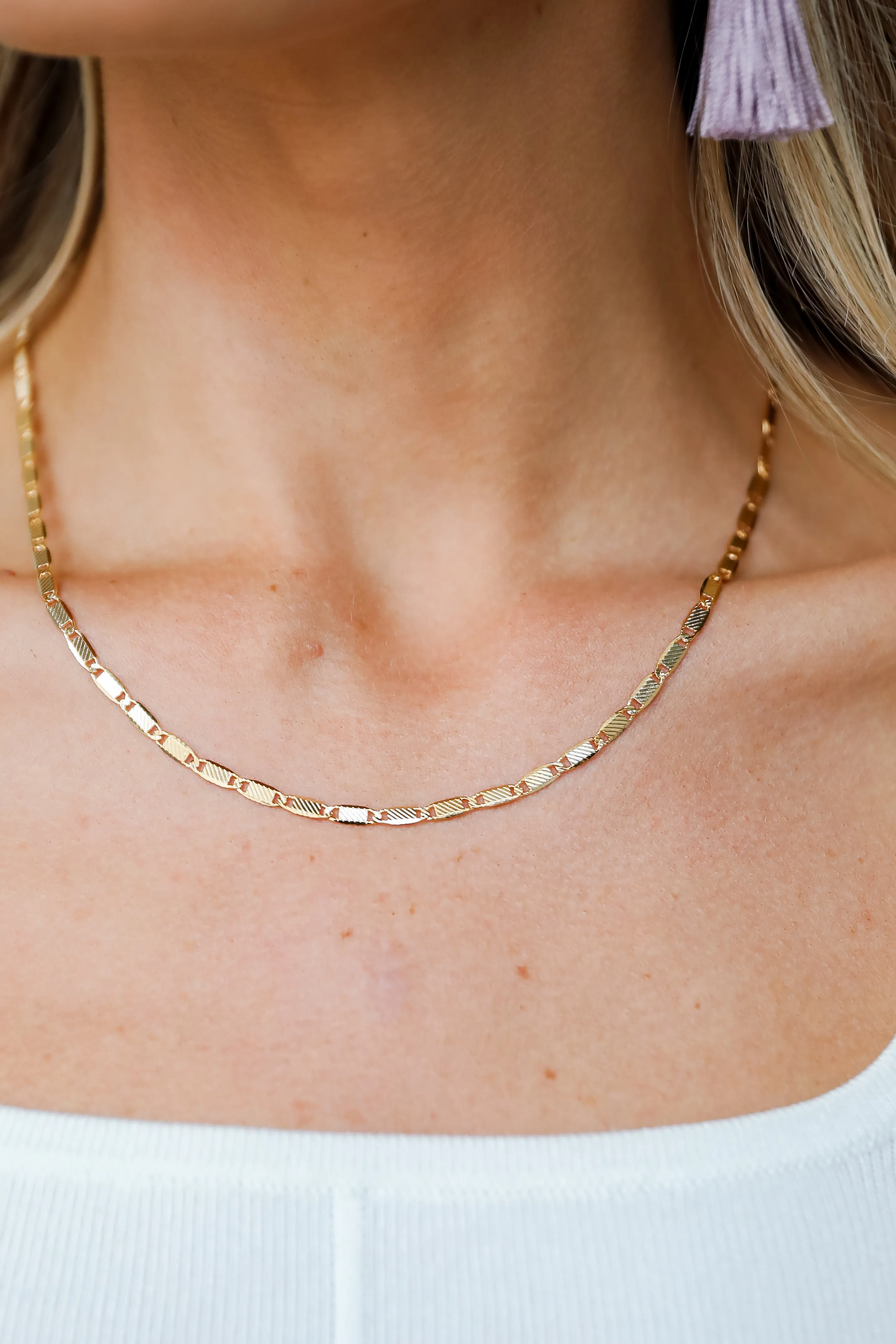 Daphne Gold Chain Necklace