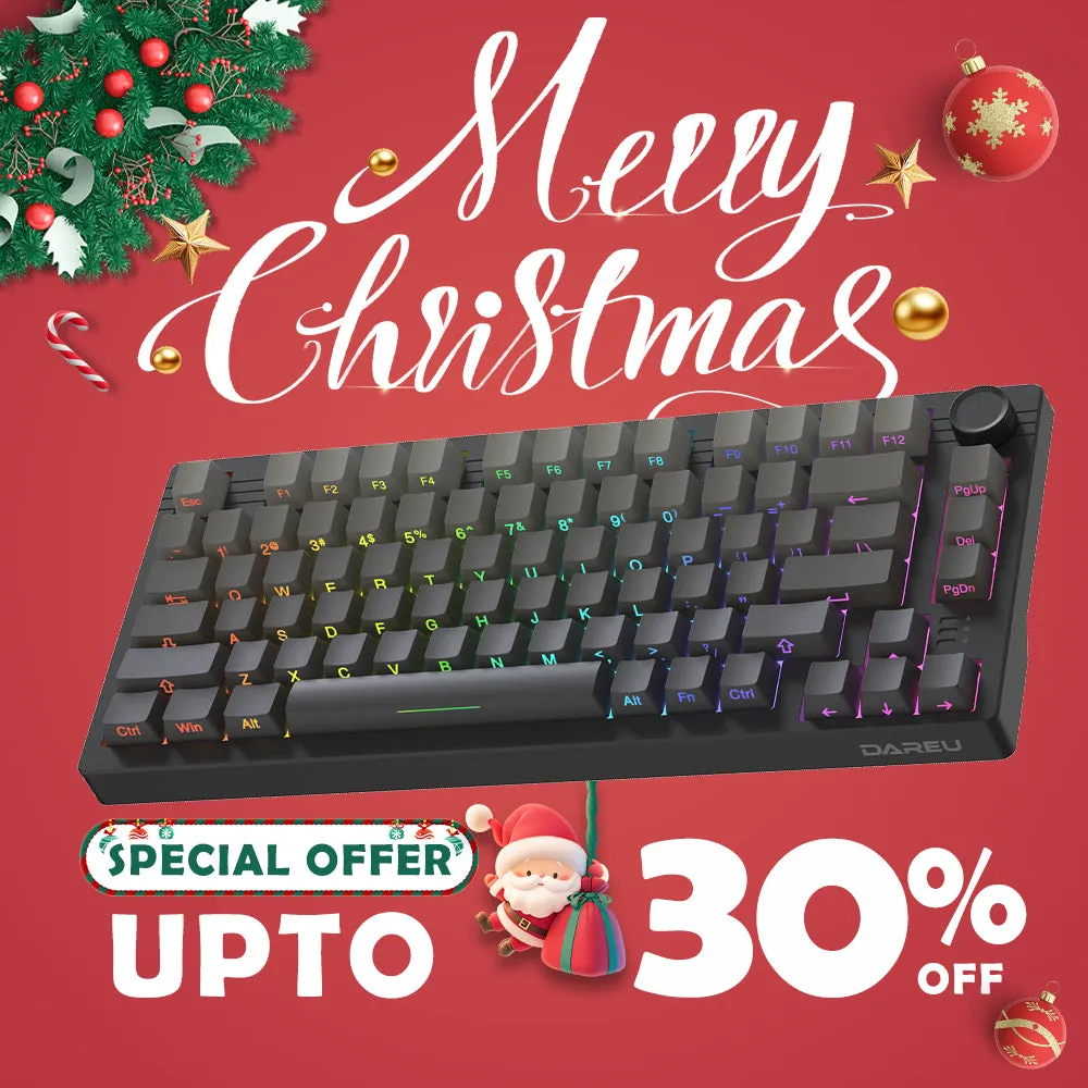 DAREU EK75 Pro |Compact 75-Key Wireless RGB Hotswap Keyboard